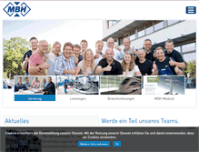 Tablet Screenshot of mbh-hassink.de